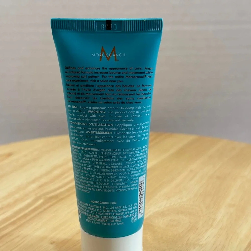 Moroccanoil Curl Defining Cream, Argan Oil-Infused, 2.5 fl oz / 75 ml
